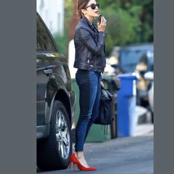 MANOLO BLAHNIK Red Suede 105 BB Pumps Heels 39 9 - Picture 2 of 11